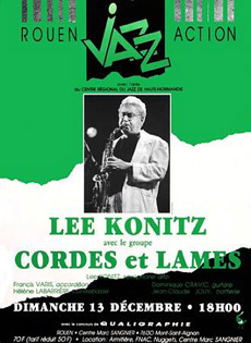 Lee Konitz + Cordes et Lames