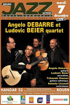 Angelo Debarre et Ludovic Beier quartet