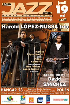 Harold López-Nussa trio - Special guest : David Sánchez